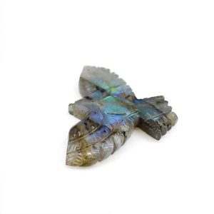Crystal Labradorite Eagle Bird Carved