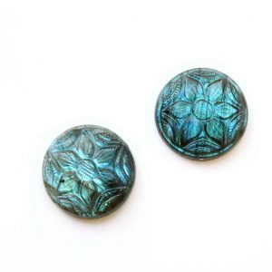 Labradorite Flower Carving Gemstone
