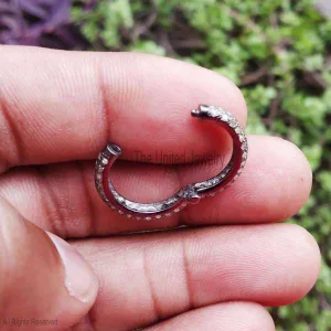 925 Sterling Silver Pave Diamond Round Charm Holder, Pave Diamond Round Push Lock