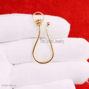 925 Silver Shepherds Hook, Silver Shepherds, Silver Shepherd Earwires, Enhancer Charm Holder, Silver Shepherd Pendant, Silver Charm Enhancer