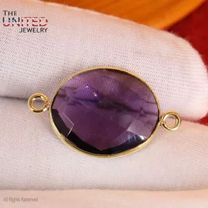 925 Sterling Silver Handmade Gemstone Connector Finding Jewelry, Silver Gemstone Connector Finding