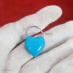 Turquoise Color Enamel Handmade Heart Shape Designer Padlock Jewelry, Enamel Heart Padlock Jewelry, Heart Padlock Jewelry