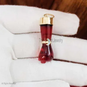 Red Onyx Figa Pendant 925 Sterling Silver Turquoise Gemstone Figa Hand Symbol Pendant, Gemstone Figa Pendant Jewelry