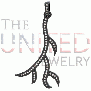 Wholesale Pave Diamond Sterling Silver Leaf Charm Pendant, Diamond leaf Charm, Wholesale Silver Diamond leaf Charm Pendant Jewelry