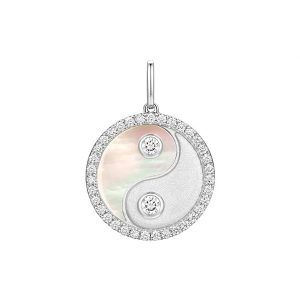 Mother of Pearl and Gold Medallion