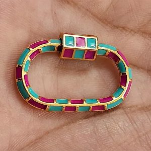 Handmade Sterling Silver Carabiner Lock