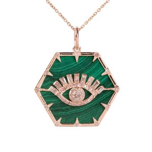 Precious Green Malachite Pendant