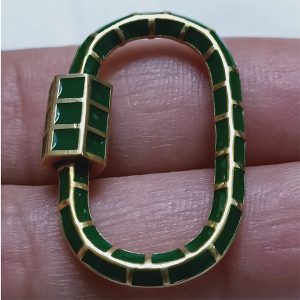Handmade 925 Sterling Silver Carabiner Lock,