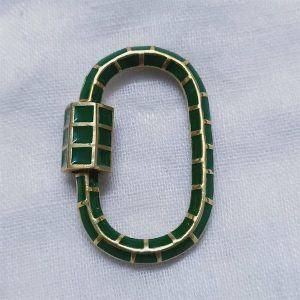 Handmade 925 Sterling Silver Carabiner Lock,