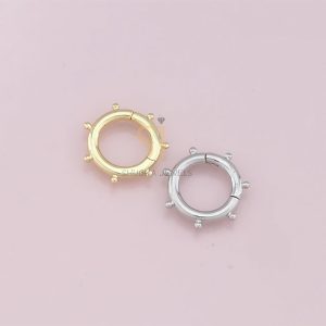 925 Sterling Silver Handmade Enhancer Charm Holder Lock Jewelry