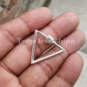 Triangle Shape Screw Carabiner Link Lock Jewelry